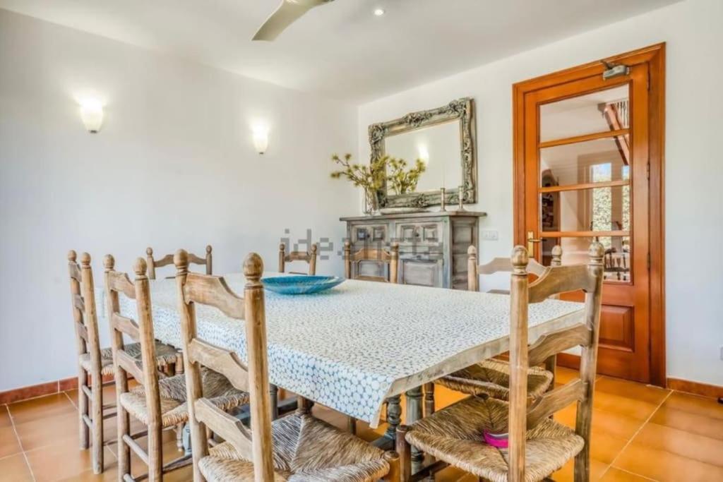 La Calma Espectacular Villa Con Jardin Y Piscina En Menorca S'Algar Exterior photo